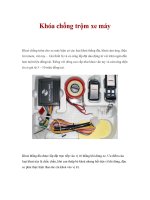 Khóa chống trộm xe máy doc