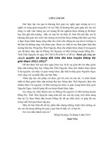 Đánh giá công tác chuyển quyền sử dụng đất trên địa bàn huyện đồng hỷ giai đoạn 2011 2013