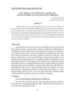 Báo cáo nghiên cứu khoa học đề tài 