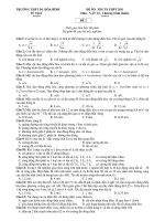 ĐỀ ÔN THI TN THPT 2011 Môn : VẬT LÍ - ĐỀ 2 doc