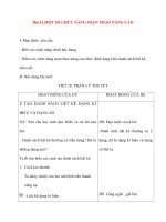 Giáo án Tin Học Văn Phòng: Bài 11.MỘT SỐ CHỨC NĂNG SOẠN THẢO NÂNG CAO ppt