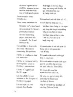 Cẩm nang tiếng Anh dành cho người dự hội nghị Quốc tế part 7 potx