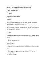 Tiết 54 §. Bài 33: AXIT SUNFURIC. MUỐI SUNFAT pot