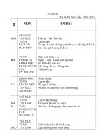 giáo án tuần 20 lớp 5