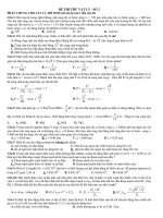 ĐỀ THI THỬ VẬT LÝ - SỐ 2 pps