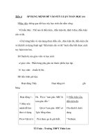 Tiết: 4 ÁP DỤNG MỆNH ĐỀ VÀO SUY LUẬN TOÁN HỌC (tt) doc