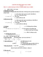 Vật Lý 12: CHƯƠNG III: DÒNG ĐIỆN XOAY CHIỀU ppt