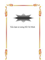 tư tưởng hồ chí minh về  thực hiện đại đoàn kết toàn dân