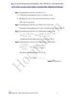 Chuyên đề 09 hình học giải tích khóa luyện thi đảm bảo