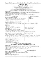 giáo án tuần 32 lớp 1