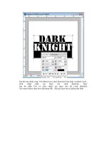 Giáo trình photoshop: Hướng dẫn điều chỉnh và khởi tạo một bức ảnh minh họa phần 3 docx