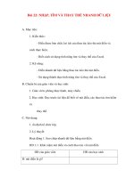 Giáo án Tin Học Văn Phòng: Bài 22: NHẬP, TÌM VÀ THAY THẾ NHANH DỮ LIỆU pptx