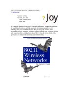 802.11® Wireless Networks: The Definitive Guide phần 1 pot