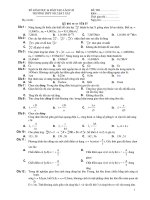 ĐỀ THI TRƯỜNG THPT SỐ 2 - ĐỀ 2 ppt