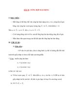 Vật lý 12 Phân ban: BÀI 18 : TỔNG HỢP DAO ĐỘNG potx