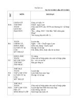 giáo án tuần 14 lớp 5