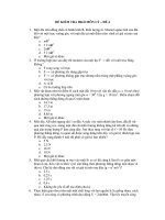 ĐỀ KIỂM TRA HKII MÔN LÝ – ĐỀ 4 doc