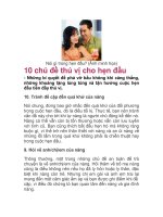 10 chủ đề thú vị cho hẹn đầu ppsx