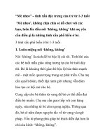 “Mè nheo” – tính xấu đặc trưng của trẻ từ 1-3 doc