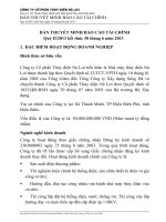 công ty cổ phần thủy điện nà lơi bản thuyết minh báo cáo tài chính quý ii năm 2013 kết thúc ngày 30 tháng 06 năm 2013