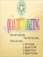 QUẢN TRỊ MARKETING2 pdf