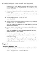 524Appendix A: Answers to the “Do I Know This AlreadCCNA Self-Study CCNA INTRO Exam Certiﬁcation Guide phần 10y?” Quizzes and Q&A Sectionsfor the ppsx