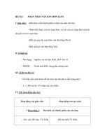 GIÁO ÁN MÔN TIN HỌC LỚP 6 - BÀI 14 ppt