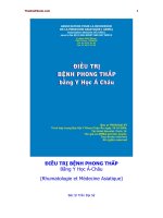 Điều trị bệnh phong thấp bằng Y Học Á Châu ( Trần Đại Sỹ ) - Phần 1 pdf