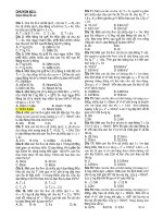 Vật Lý 12: CHUY£N §Ò 3. Con l¾c ®¬n C©u 1. Con l¾c ®¬n cã ®é dµi l1, chu kú T1 = 3s, con l¾c ppt