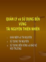thực hành bảo vệ tài nguyên thiên nhiên