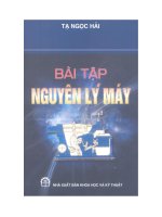 Bài tập nguyên lý máy