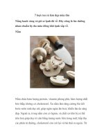 7 loại rau củ làm đẹp mùa thu potx