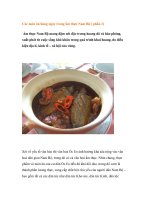 Các món ăn hàng ngày trong ẩm thực Nam Bộ ( phần 1) Ẩm thực Nam Bộ mang đậm ppsx