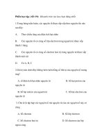 Trắc Nghiệm Hóa Học 12 pot