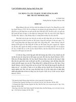 Báo cáo nghiên cứu khoa học đề tài 