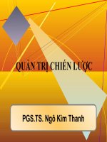 Bài giảng QUẢN TRỊ CHIẾN LƯỢC