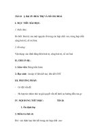 Tiết:26 §. Bài 25: HOÁ TRỊ VÀ SỐ OXI HOÁ docx