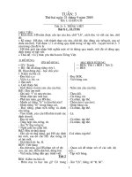 giáo án tuần 3 lớp 1