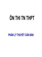 ôn thi tốt nghiệp sinh học thpt