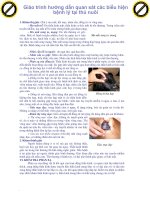 Giáo trình hướng dẫn quan sát các biểu hiện bệnh lý tại thú nuôi phần 1 pps