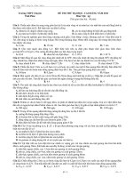 ĐỀ THI THỬ ĐẠI HỌC- CAO ĐẲNG NĂM 2011 Môn: Vật Lý pdf