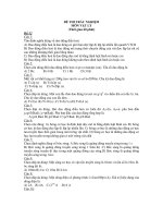 ĐỀ THI TRẮC NGHIỆM MÔN VẬT LÝ (Thời gian 60 phút) Đề12 pps