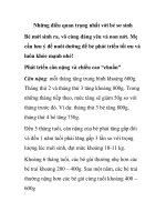 Những điều quan trọng nhất với bé sơ sinh pps