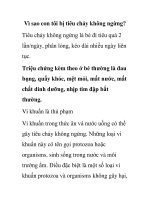 Vì sao con tôi bị tiêu chảy không ngừng? potx