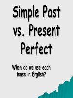 Simple past and present perfect doc