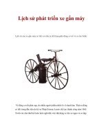 Lịch sử phát triển xe gắn máy ppt