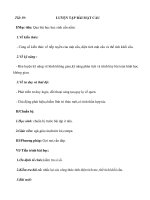 Tiết 19:LUYỆN TẬP BÀI MẶT CẦU pot