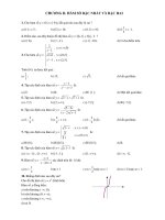 CHƯƠNG II. HÀM SỐ BẬC NHẤT VÀ BẬC HAI pptx