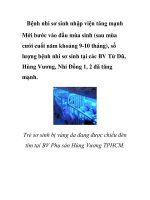 Bệnh nhi sơ sinh nhập viện tăng mạnh pdf