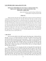 Báo cáo nghiên cứu khoa học đề tài 